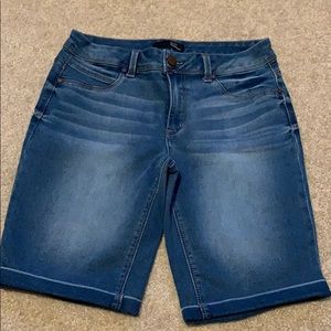 Denim Bermuda shorts